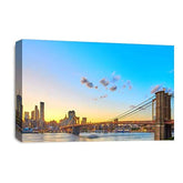 LR New York Skyline Wall Art Picture Framed Canvas Print | Ready to Hang | Modern Wall Art for Living Room, Bedroom & Office