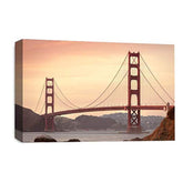 LR San Francisco Wall Art Picture – Golden Gate Framed Canvas Print | Ready to Hang | Modern Wall Art for Living Room, Bedroom & Office