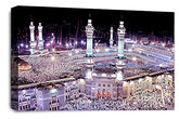 LR Islamic Hajj Mecca Wall Art Haram Kaaba Framed Canvas Picture Ready to Hang