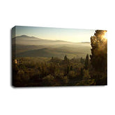 LR Landscape Forest Trees Wall Art Picture Framed Canvas Print | Ready to Hang | Modern Wall Art for Living Room, Bedroom & Office