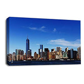 LR New York Skyline Wall Art Picture Landscape City USA Framed Canvas Panel Print Ready to Hang