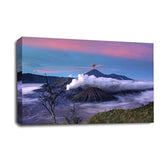 LR Landscape Lake Wall Art Picture – Mountain Framed Canvas Print | Ready to Hang | Modern Wall Art for Living Room, Bedroom & Office