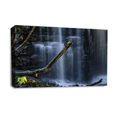 LR Waterfall Forest Wall Art Picture Framed Canvas Print | Ready to Hang | Modern Wall Art for Living Room, Bedroom & Office