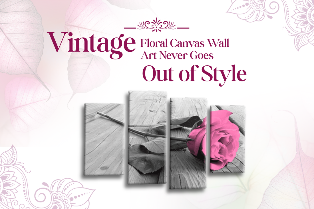 Floral Canvas Wall Art 