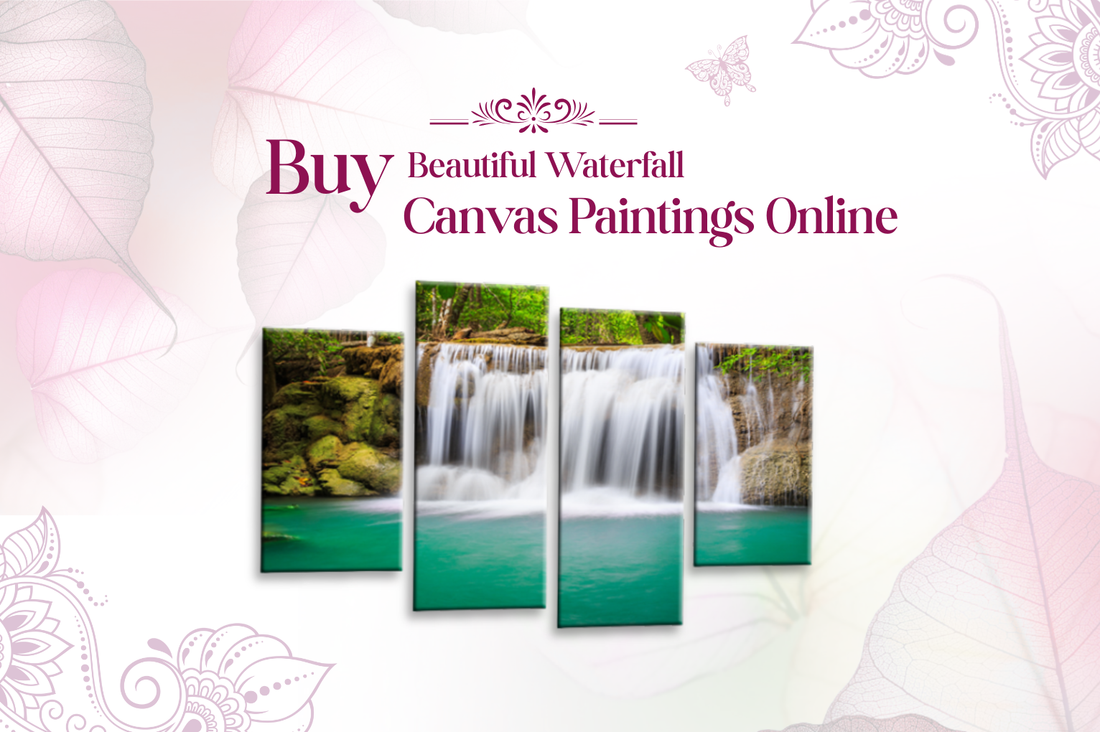 Buy Beautiful Waterfall Canvas Paintings Online