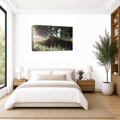 LR Landscape Forest Trees Wall Art Picture Framed Canvas Print | Ready to Hang | Modern Wall Art for Living Room, Bedroom & Office