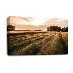 LR Landscape Lake Wall Art Picture – Mountain Framed Canvas Print | Ready to Hang | Modern Wall Art for Living Room, Bedroom & Office