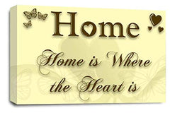 LR Home Love Quote Wall Art Canvas Cream Brown Framed Family Picture Print Ready to Hang