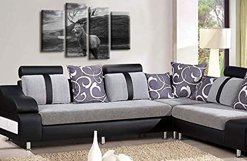 LR Large Highland Stag Canvas Art Picture Scottish Animal Deer Split Wall Panel Print