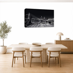 LR New York Wall Art Picture – Skyline Framed Canvas Print | Ready to Hang | Modern Wall Art for Living Room, Bedroom & Office