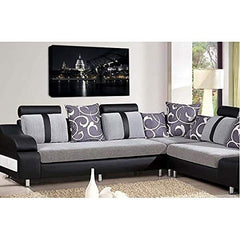 LR London Saint Pauls Cathedral Wall Art Picture City Big Ben Framed Canvas Print Ready to Hang