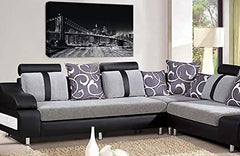 LR New York Wall Art Picture Brooklyn Bridge USA Canvas Print Ready to Hang
