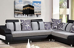 LR Islamic Muslim Art Print Mecca Haram Kaaba Painting Canvas Wall Picture Ready to Hang