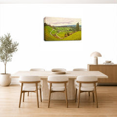 LR Landscape Lake Wall Art Picture – Mountain Framed Canvas Print | Ready to Hang | Modern Wall Art for Living Room, Bedroom & Office