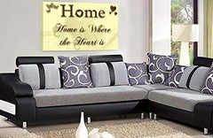 LR Home Love Quote Wall Art Canvas Cream Brown Framed Family Picture Print Ready to Hang