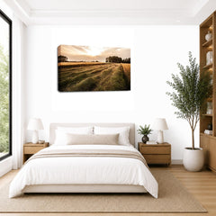 LR Landscape Lake Wall Art Picture – Mountain Framed Canvas Print | Ready to Hang | Modern Wall Art for Living Room, Bedroom & Office
