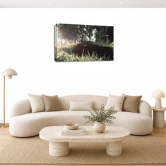 LR Landscape Forest Trees Wall Art Picture Framed Canvas Print | Ready to Hang | Modern Wall Art for Living Room, Bedroom & Office