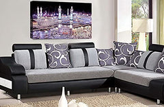 LR Islamic Hajj Mecca Wall Art Haram Kaaba Framed Canvas Picture Ready to Hang